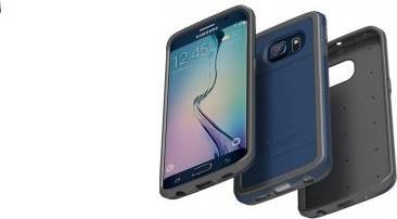 Противоударен Хибриден Калъф за Samsung S6 Edge, Pelican Military Case, Син (2)