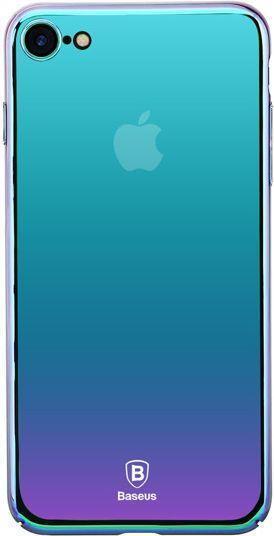 Калъф с Огледален Ефект за iPhone SE 2022/2020 8/7, Baseus SuperSlim Case, Син