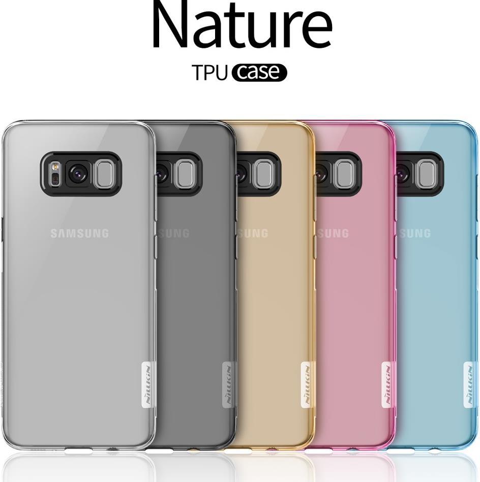 Силиконов Калъф за Samsung S8, Nillkin Nature Case, Златист (7)