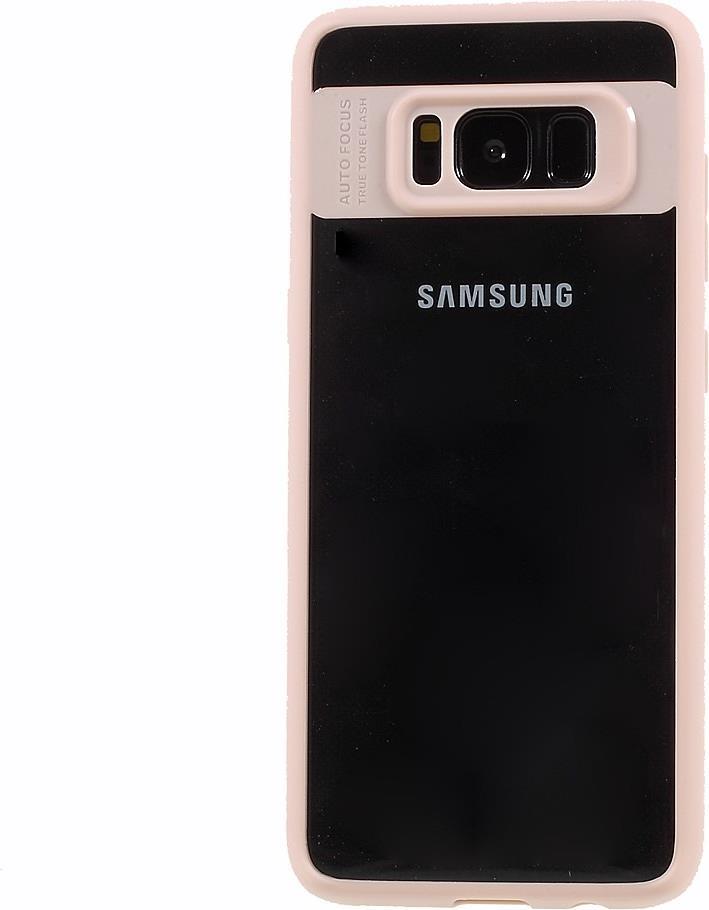 Тънък Хибриден Калъф за Samsung S8, Ipaky Hybrid TPU Case, Сребро/Розов (6)