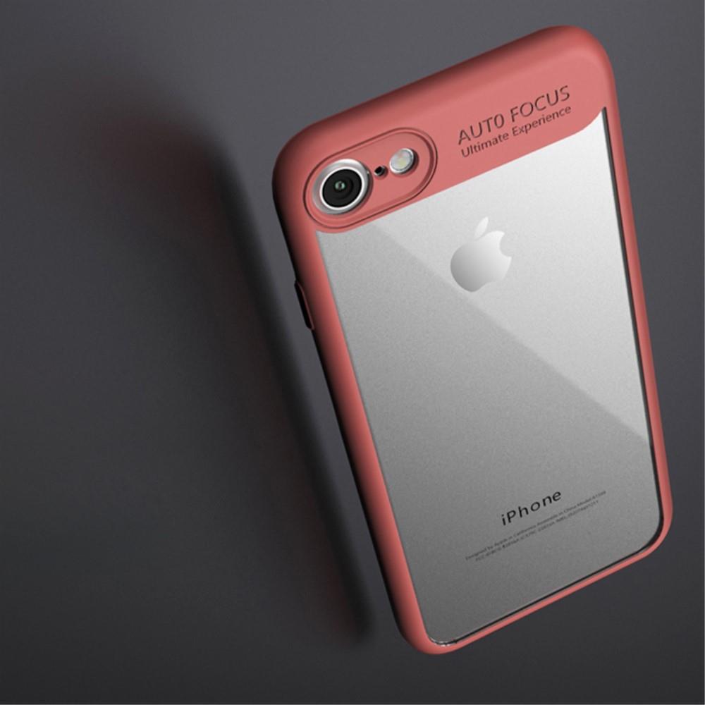 Тънък Хибриден Калъф за iPhone SE 2022/2020 8/7, Ipaky Hybrid TPU Case, Сребро/Розов (2)