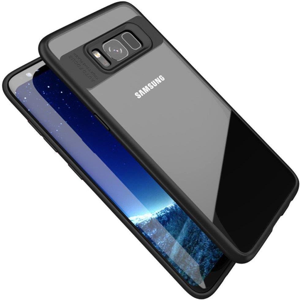 Тънък Хибриден Калъф за Samsung S8, Ipaky Hybrid TPU Case, Черен