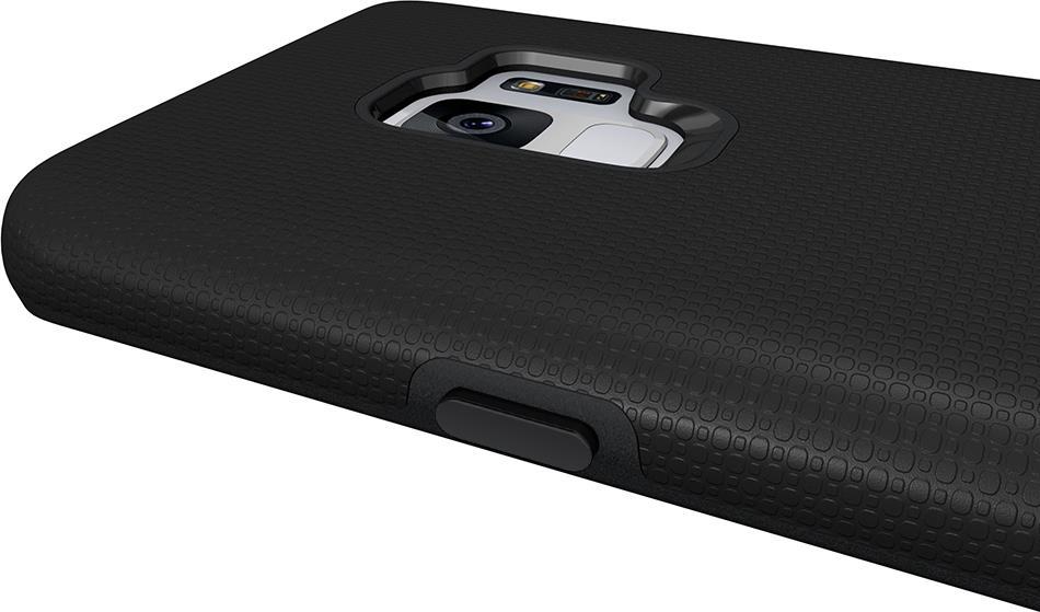 Противоударен Хибриден Калъф за Samsung S9, Eiger North Case, Черен (3)