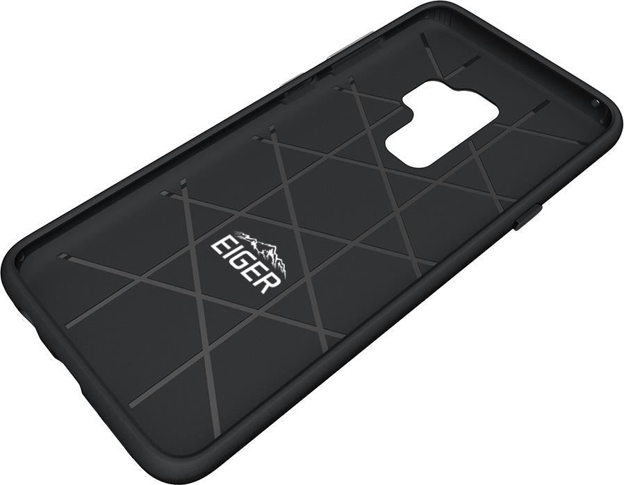 Противоударен Хибриден Калъф за Samsung S9 Plus, Eiger North Case, Черен (4)