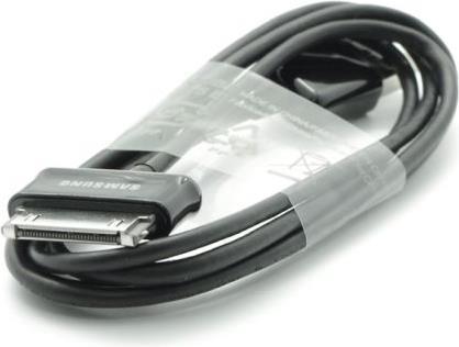 Оригинален USB Кабел за Samsung Galaxy Tab 30-PIN ECC1DP0UBE 1m, Черен (2)
