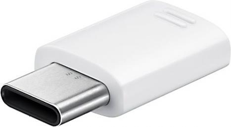 Оригинален Преход/Адаптер за Samsung micro-USB to USB-C EE-GN930BW, Бял (Bulk) (3)