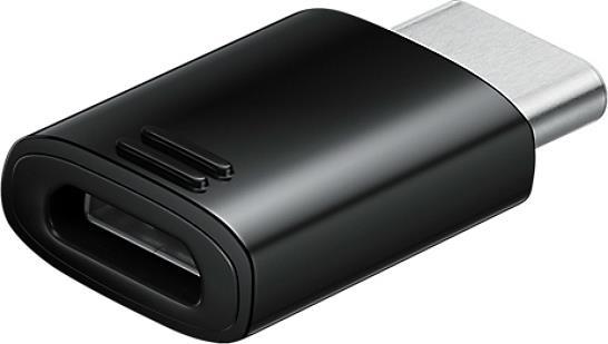 Оригинален Преход/Адаптер за Samsung micro-USB to USB-C EE-GN930BB, Черен (Bulk) (3)