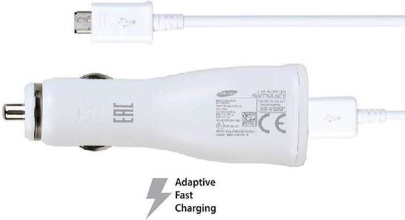Оригинално Бързо Зарядно за Кола за Samsung S7, S6 12v Fast Charger & micro USB EP-LN915UWE, Бял (2)