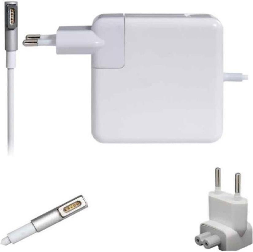 Оригинално Зарядно за MacBook, Apple 220v Magsafe 1 Charger A1374 45w, Бял (2)