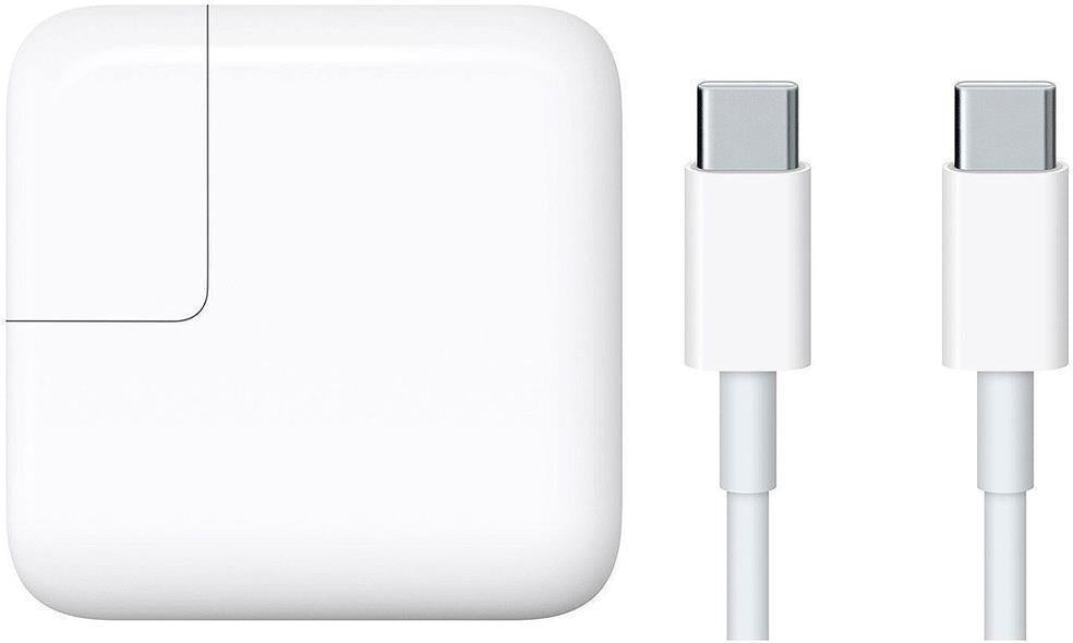 Оригинално Зарядно за MacBook, Apple 220v Charger USB-C A1718 61w, Бял (2)
