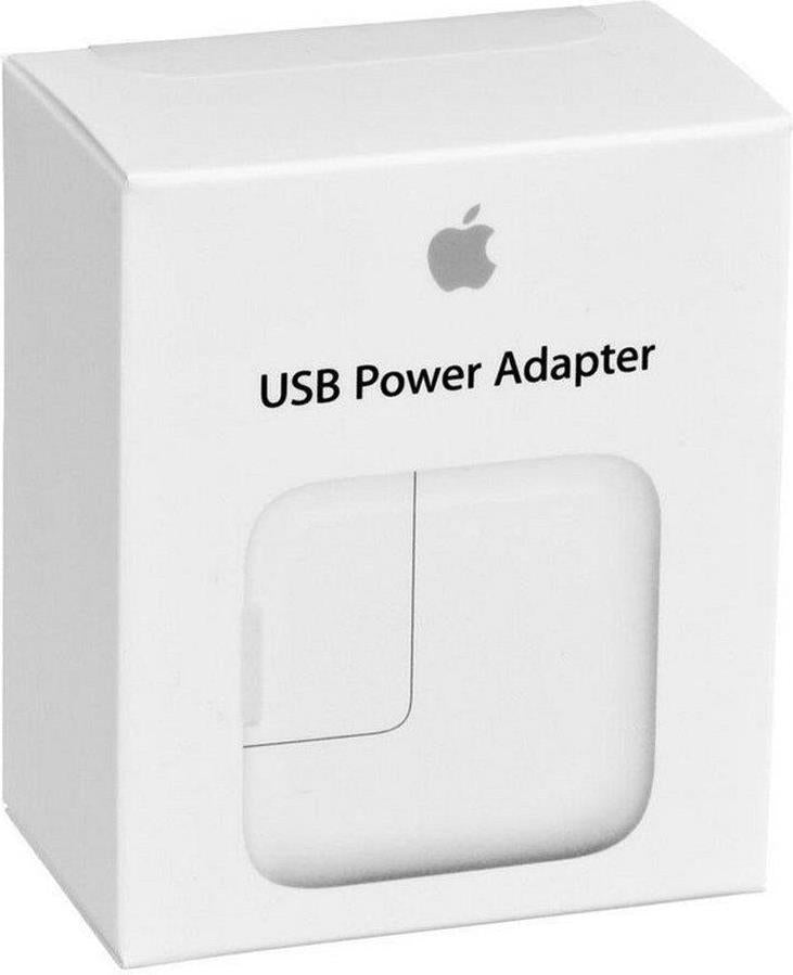 Оригинално Зарядно за iPad, Apple 220v Charger 2.4a Md836/A1401 12w, Бял