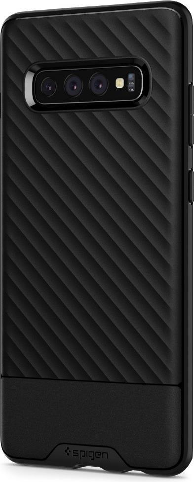 Противоударен Силиконов Калъф за Samsung S10 Plus, Spigen Core Armor Case, Черен (3)