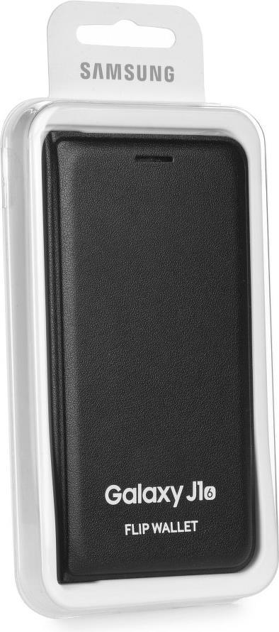 Оригинален Активен Калъф за Samsung J1 2016 Book Case Ef-Wj120pb, Черен (3)