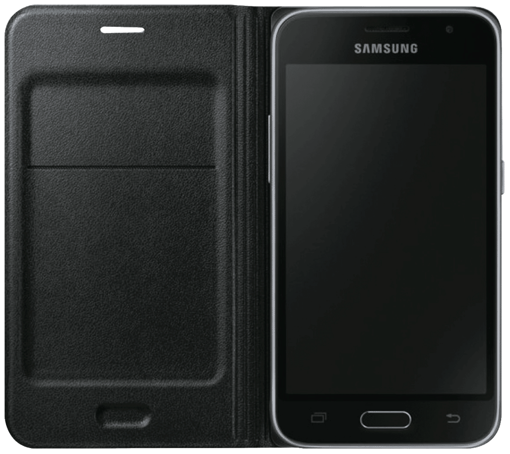 Оригинален Активен Калъф за Samsung J1 2016 Book Case Ef-Wj120pb, Черен (2)