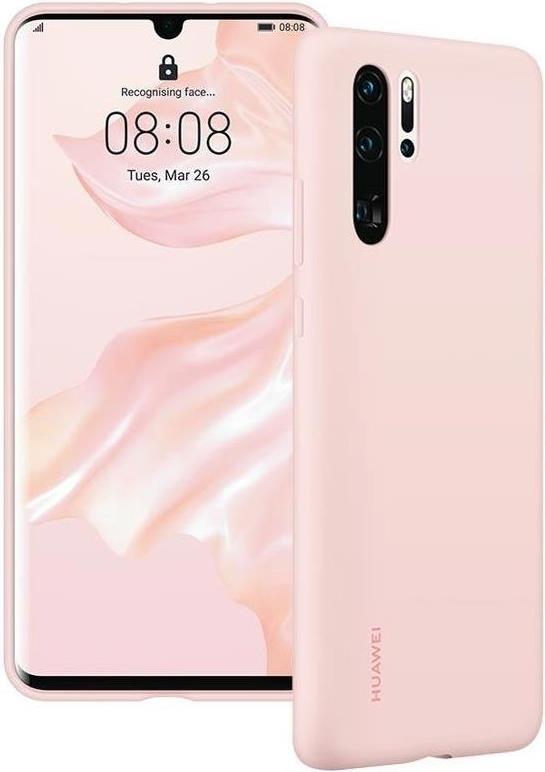 Оригинален Силиконов Калъф за Huawei P30 Pro Soft Silicone Case, Розов