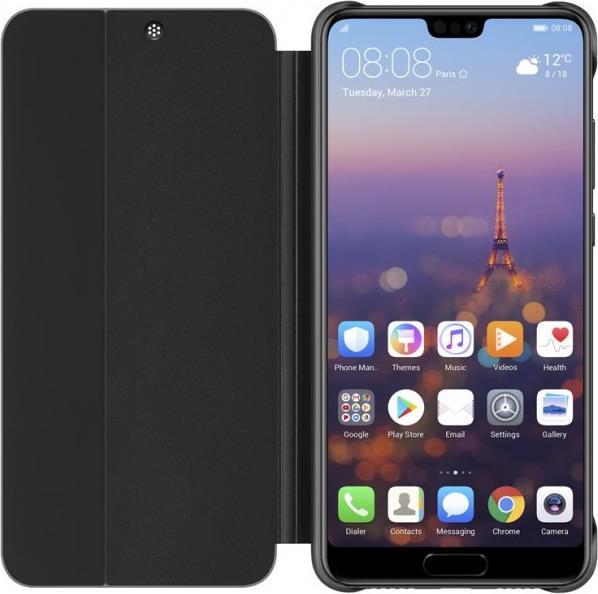 Оригинален Активен Калъф за Huawei P20 Smart View Book Case, Черен (2)