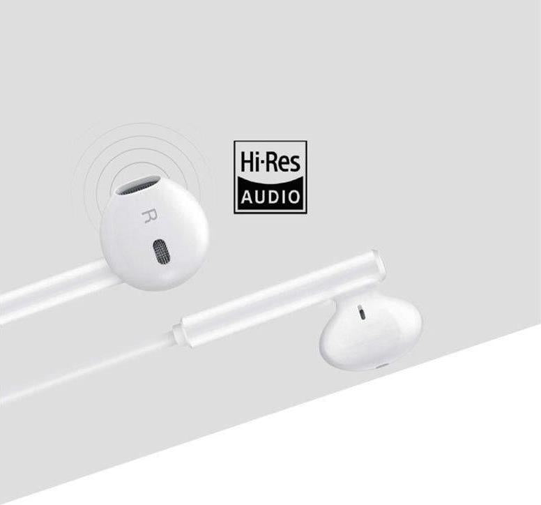 Оригинални Слушалки с USB-C за Huawei Handsfree USB-C CM33, Бял (Bulk) (2)