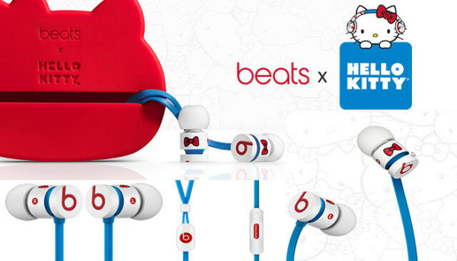 Оригинални Слушалки, Beats by Dr. Dre Handsfree UrBeats Hello Kitty, Син (2)