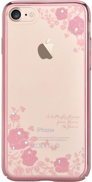 Калъф с Камъни Swarovski за iPhone SE 2022/2020 8/7, Devia Joyous Case, Розов