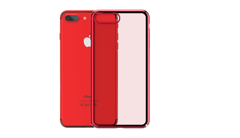 Твърд Калъф за iPhone SE 2022/2020 8/7, Devia Glimmer Case, Червен (2)