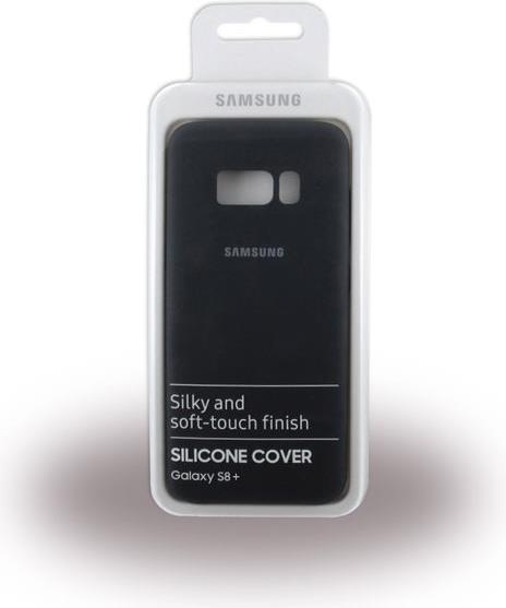 Оригинален Силиконов Калъф за Samsung S8 Plus Silicone Cover Case Ef-Pg955ts, Черен (3)