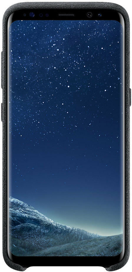 Оригинален Кожен Калъф за Samsung S8 Alcantara Cover Case Ef-Xg950as, Черен (3)