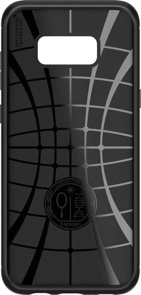 Противоударен Силиконов Калъф за Samsung S8, Spigen Rugged Armor Case, Черен (8)