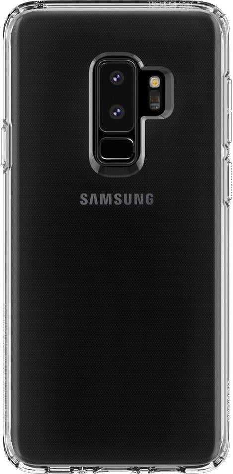 Противоударен Силиконов Калъф за Samsung S9 Plus, Spigen Liquid Crystal Case, Прозрачен (6)