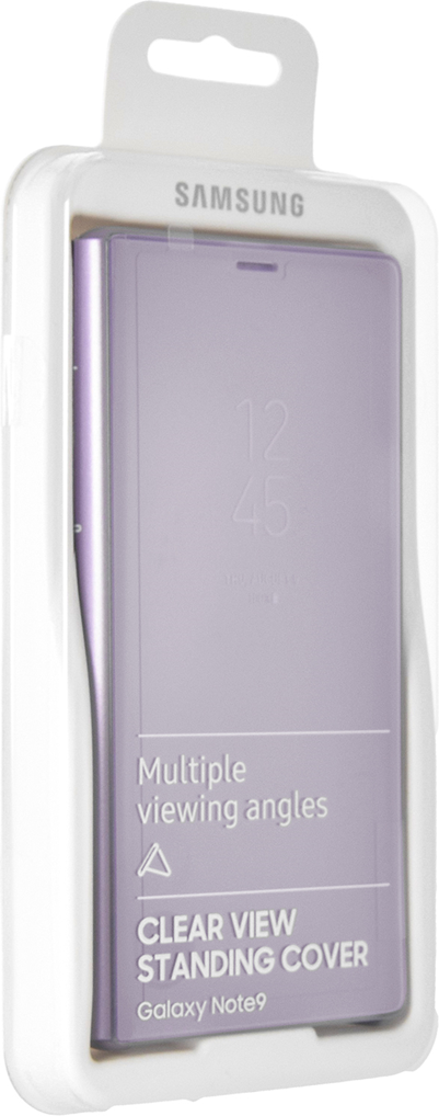 Оригинален Активен Калъф за Samsung Note 9 Clear View Cover Book Case EF-ZN960CVEGWW, Лилав (3)