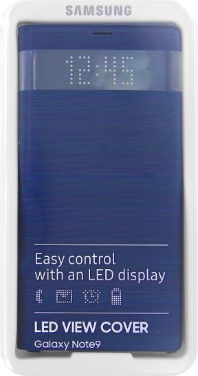 Оригинален Активен Калъф за Samsung Note 9 Led View Cover Book Case Ef-Nn960pl, Син (3)