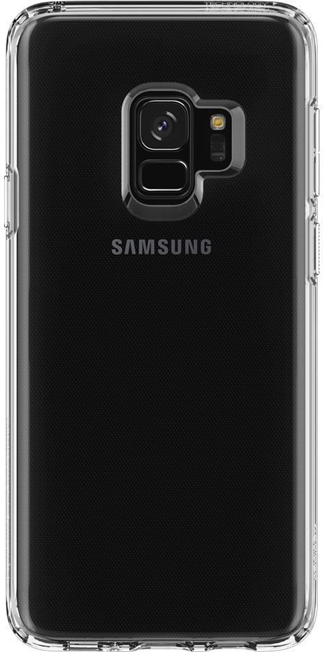 Противоударен Силиконов Калъф за Samsung S9, Spigen Liquid Crystal Case, Прозрачен (2)
