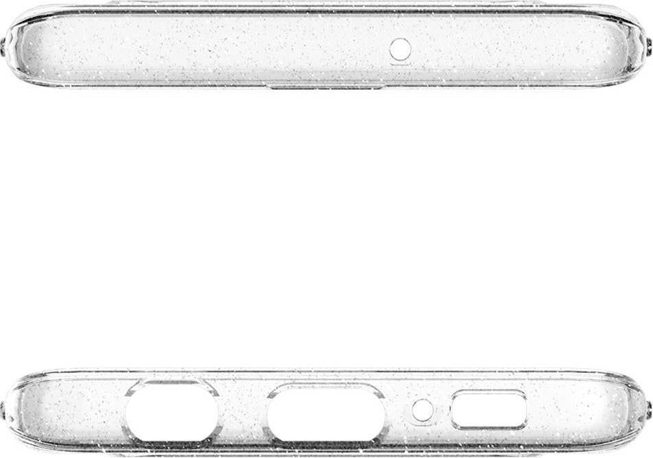 Противоударен Блестящ Калъф за Samsung S10 Plus, Spigen Liquid Crystal Glitter Quartz Case, Прозрачен (5)