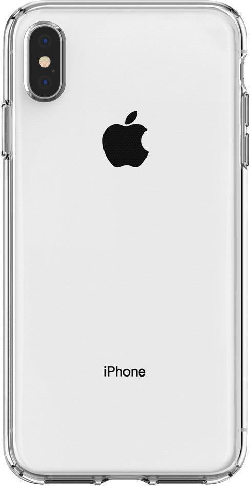 Противоударен Силиконов Калъф за iPhone XS/X, Spigen Liquid Crystal Case, Прозрачен (6)