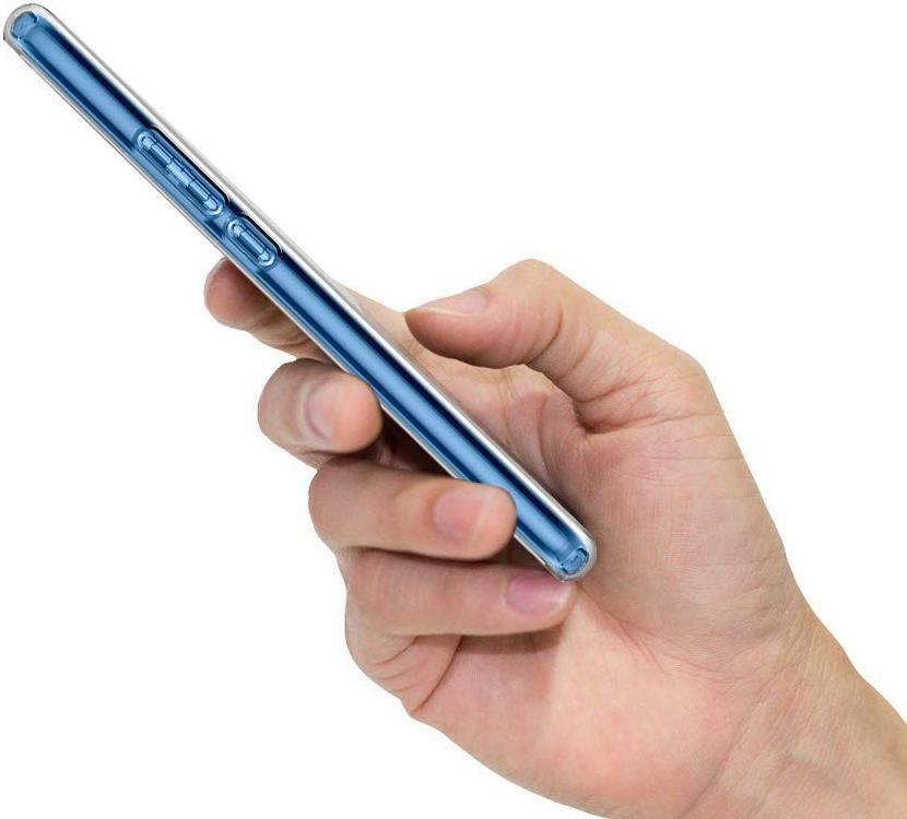 Противоударен Силиконов Калъф за Huawei Mate 20 Lite, Spigen Liquid Crystal Case, Прозрачен (4)