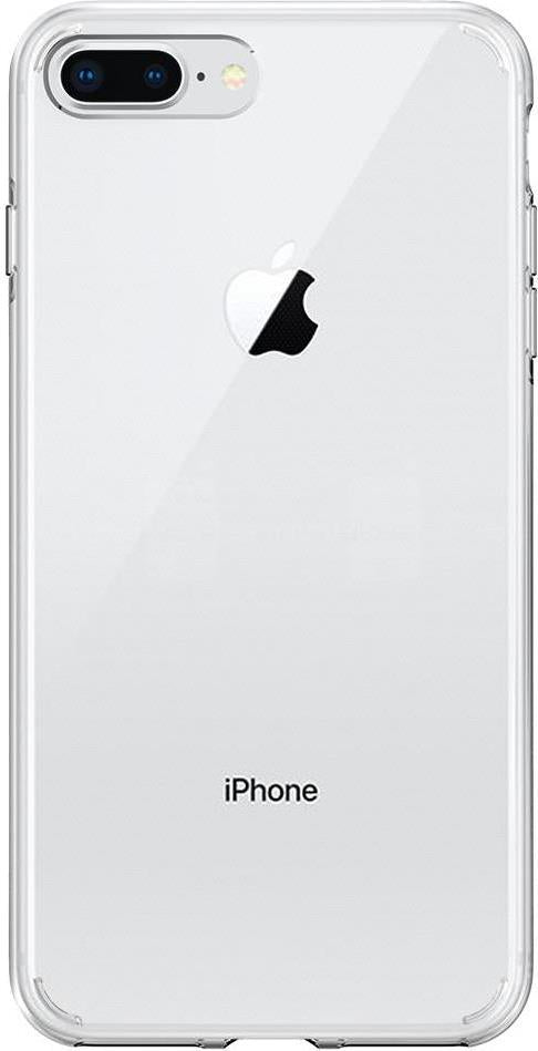 Противоударен Силиконов Калъф за iPhone 8/7 Plus, Spigen Liquid Crystal 2 Case, Прозрачен (2)