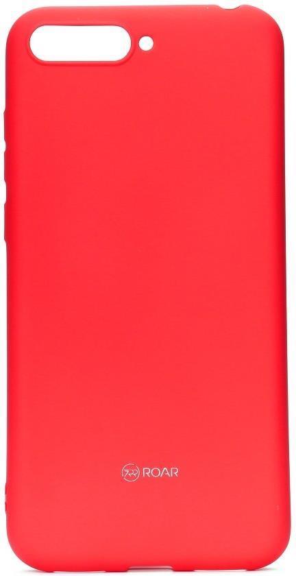 Силиконов Калъф за Huawei Y6 2018, Roar Color Case, Червен