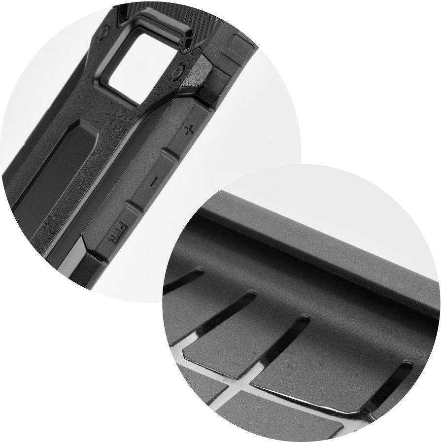 Противоударен Хибриден Калъф за Samsung S8, Forcell Armor Case, Черен (3)