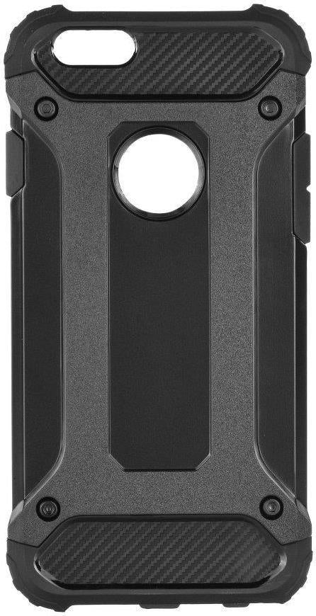 Противоударен Хибриден Калъф за iPhone 6/6s Plus, Forcell Armor Case, Черен