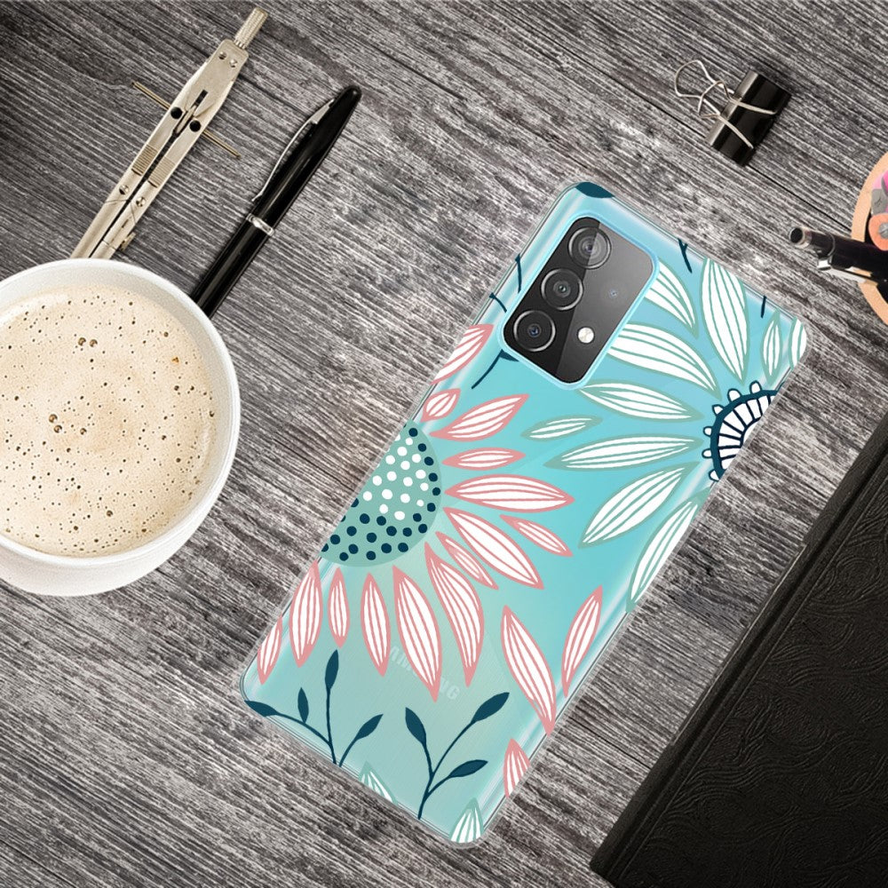 Силиконов Калъф за Samsung A52, Printing Chrysanthemum Case, Цветен (4)