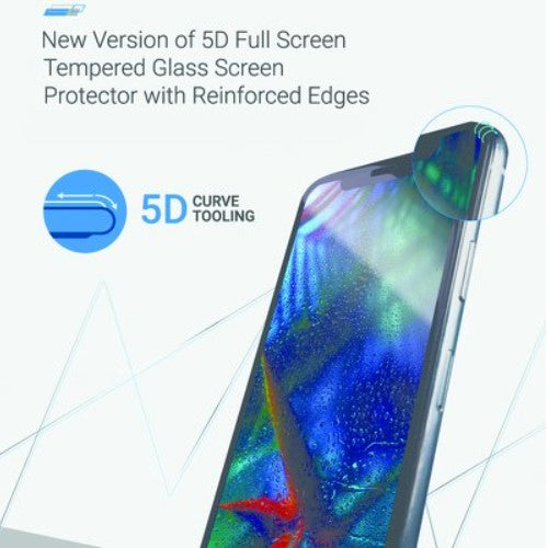 Извит Стъклен Протектор за Xiaomi Redmi 9C/9A, Roar 3D Glass, Прозрачен (3)