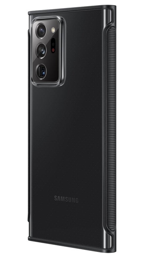 Оригинален Калъф за Samsung Note 20 Ultra, Clear Protective Cover Case EF-GN985CBE, Черен (3)