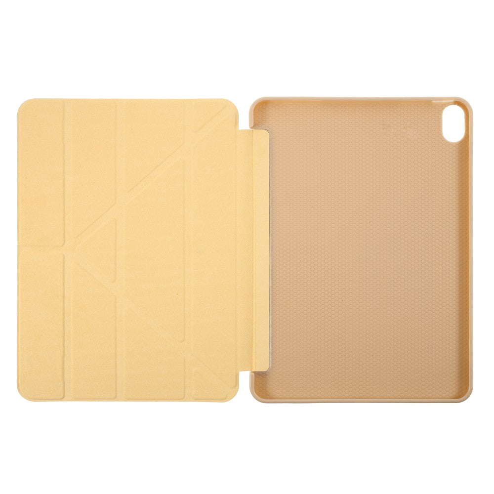 Калъф за iPad Air 11" 2026-2020, Smart Leather Case, Златист (5)