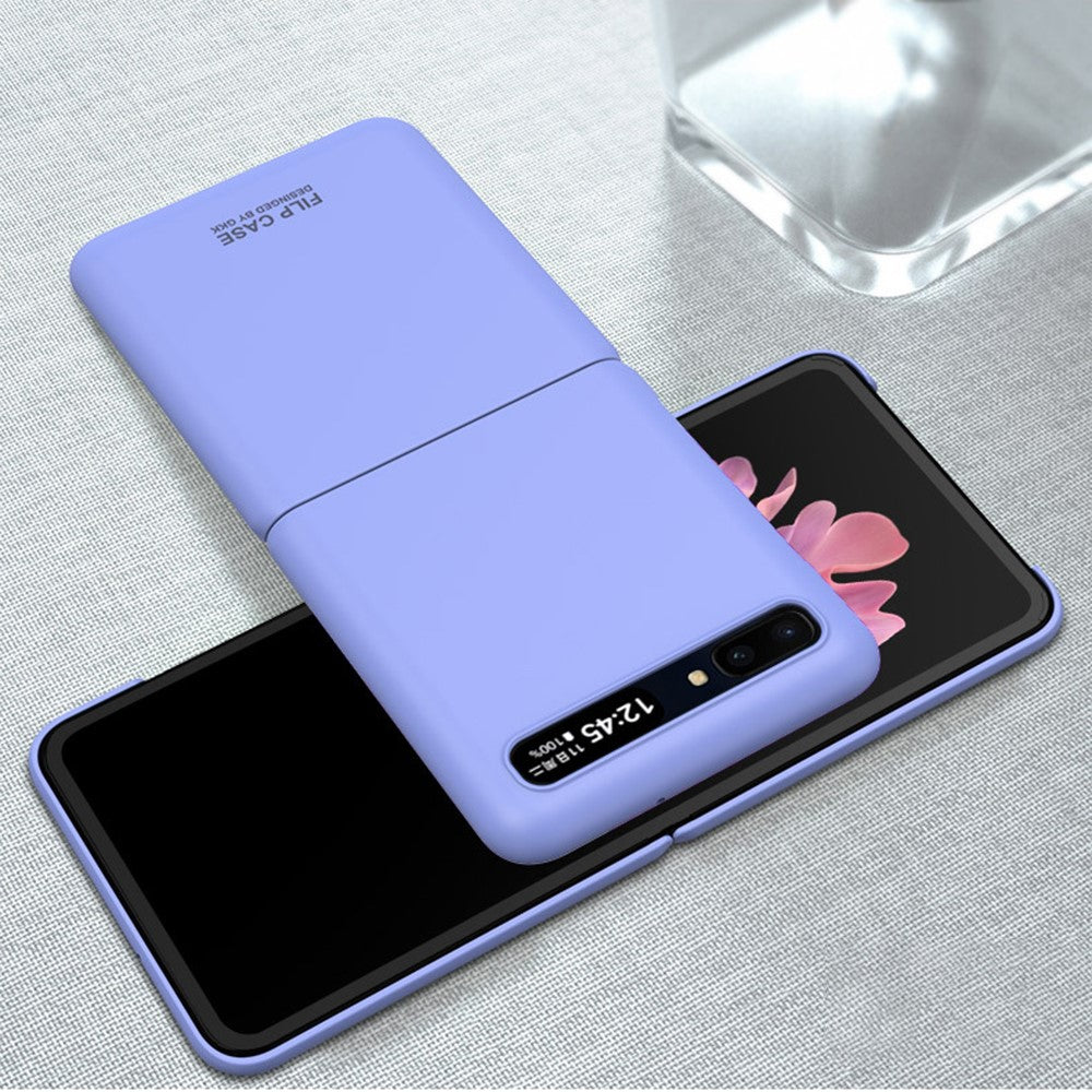 Ударостойчив Калъф за Samsung Galaxy Z Flip, GKK Creative PC Case, Лилав