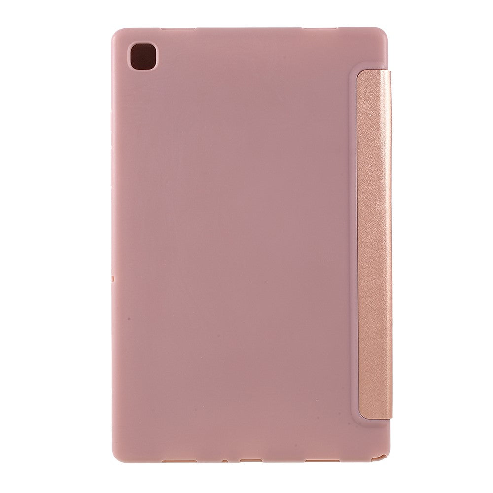 Калъф за Samsung Galaxy Tab A7 10.4", Tri-Fold Leather Case, Розов (6)