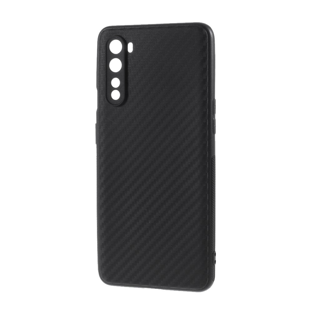 Силиконов Калъф за Oneplus Nord, Forcell Fiber Case, Черен (2)