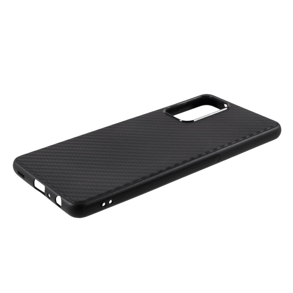 Тънък Силиконов Калъф за Samsung A52, Forcell Fiber Case, Черен (2)