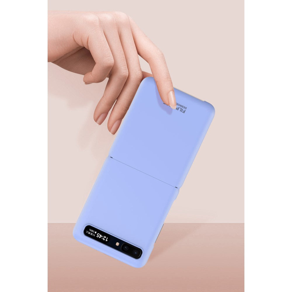 Ударостойчив Калъф за Samsung Galaxy Z Flip, GKK Creative PC Case, Лилав (2)
