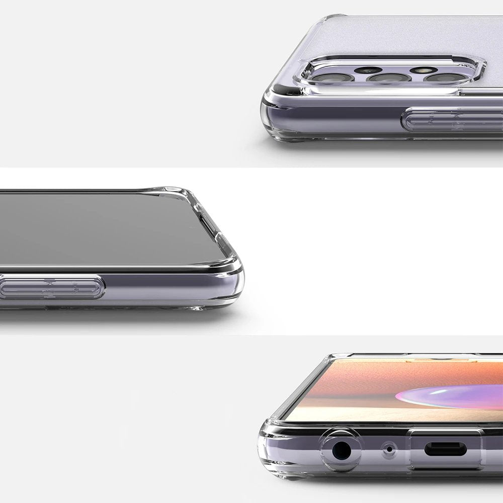 Матов Хибриден Калъф за Samsung A32 4G, Ringke Fusion Matte Case, Прозрачен (5)