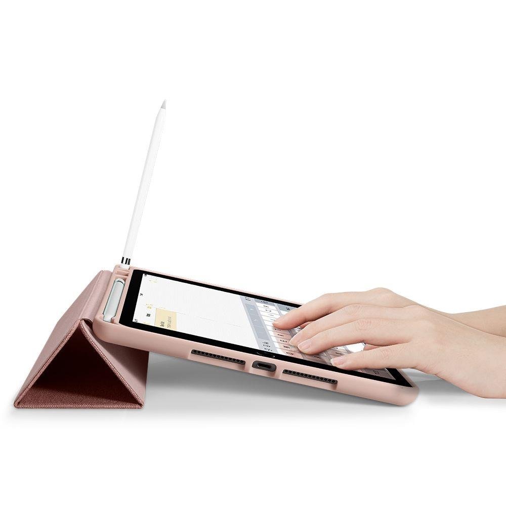 Калъф с Pen Поставка за iPad 9/ 8/ 7 10.2", Spigen Urban Fit Case, Розов (4)