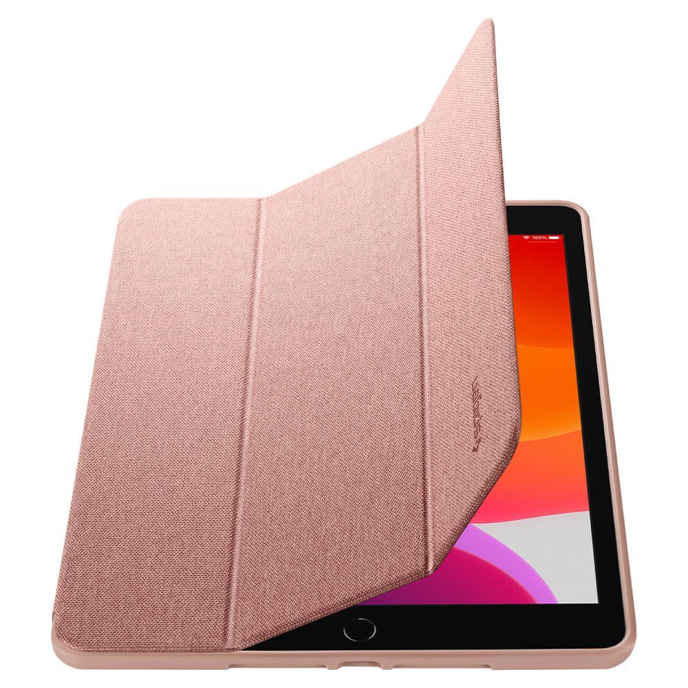 Калъф с Pen Поставка за iPad 9/ 8/ 7 10.2", Spigen Urban Fit Case, Розов (5)